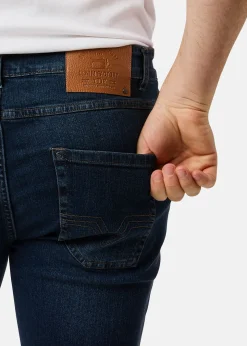 Outlet Denim Factory Denim Shorts Dk. Denim Blue