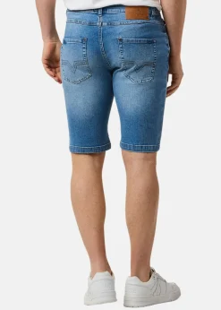 Online Denim Factory Denim Shorts Lt. Denim Blue