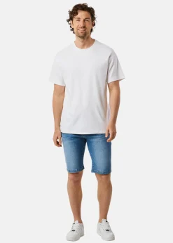 Online Denim Factory Denim Shorts Lt. Denim Blue