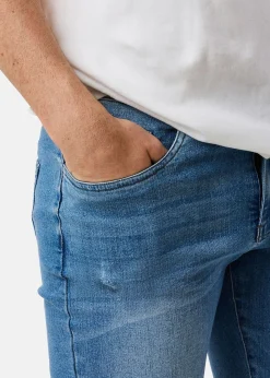 Online Denim Factory Denim Shorts Lt. Denim Blue