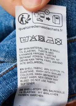 Online Denim Factory Denim Shorts Lt. Denim Blue