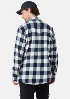 Outlet Denim Factory Denver Flannel Shirt II Navy/White Check