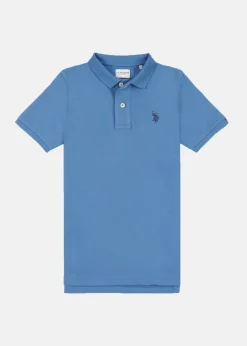 Hot US Polo Kids DHM PIQUE POLO Blue Horizon