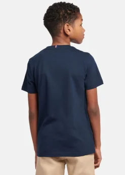 Best US Polo Kids DHM TSHIRT Dark Sapphire Navy / Haute Red DHM