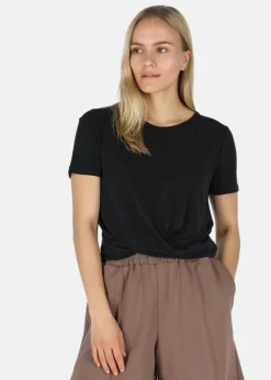 Online Athlecia Diamy W Cropped S/S Tee Black