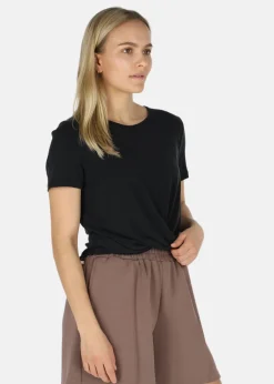 Online Athlecia Diamy W Cropped S/S Tee Black