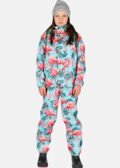 Sale Blount & Pool Drizzle Fleece Rain Set JR Turquoise Flamingo
