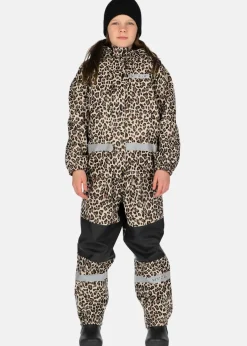 Swedemount Drop Fleece Rain Set JR Black/Leopard