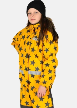 Sale Swedemount Drop Fleece Rain Set JR Mustard Yellow/Charcoal