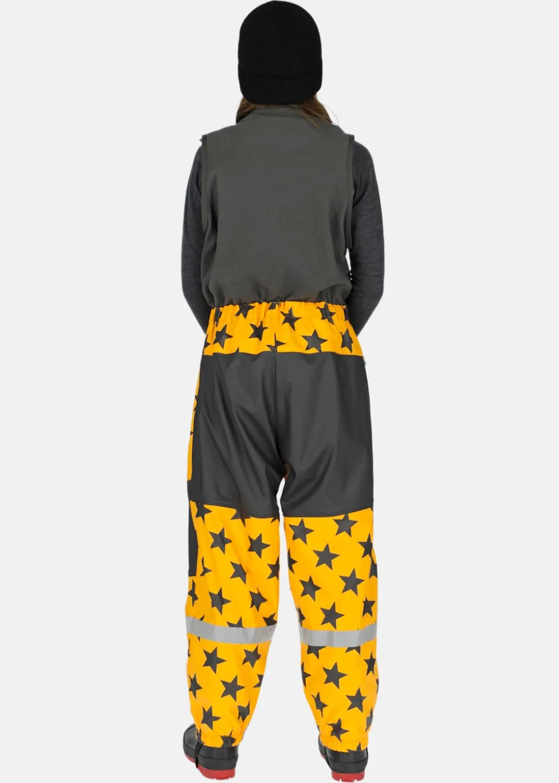 Sale Swedemount Drop Fleece Rain Set JR Mustard Yellow/Charcoal
