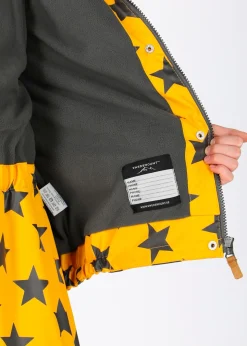 Sale Swedemount Drop Fleece Rain Set JR Mustard Yellow/Charcoal