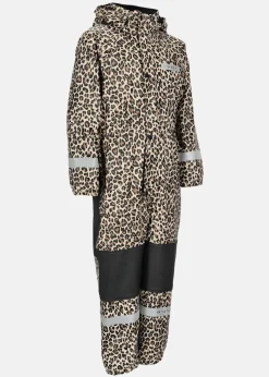 Sale Swedemount Drop Fleece Rain Suit JR Black/Leopard