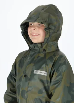 Sale Swedemount Drop Fleece Rain Suit JR Camouflage