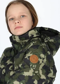 Sale Swedemount Duved Puffy Jacket JR Camouflage
