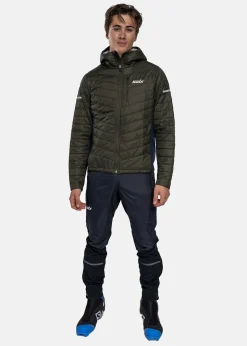 Sale Swix Dynamic Insulated Jacket M Dark Olive/ Dark Navy