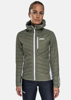 New Swix Dynamic Insulated Jacket W Olive/ Dark Navy