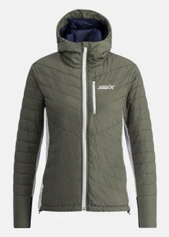 New Swix Dynamic Insulated Jacket W Olive/ Dark Navy