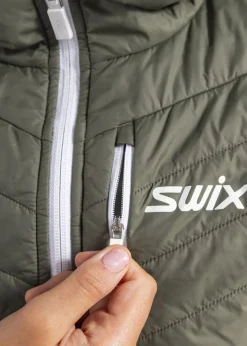 New Swix Dynamic Insulated Jacket W Olive/ Dark Navy