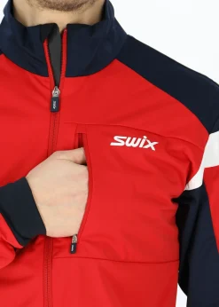 New Swix Dynamic Jacket M Swix red