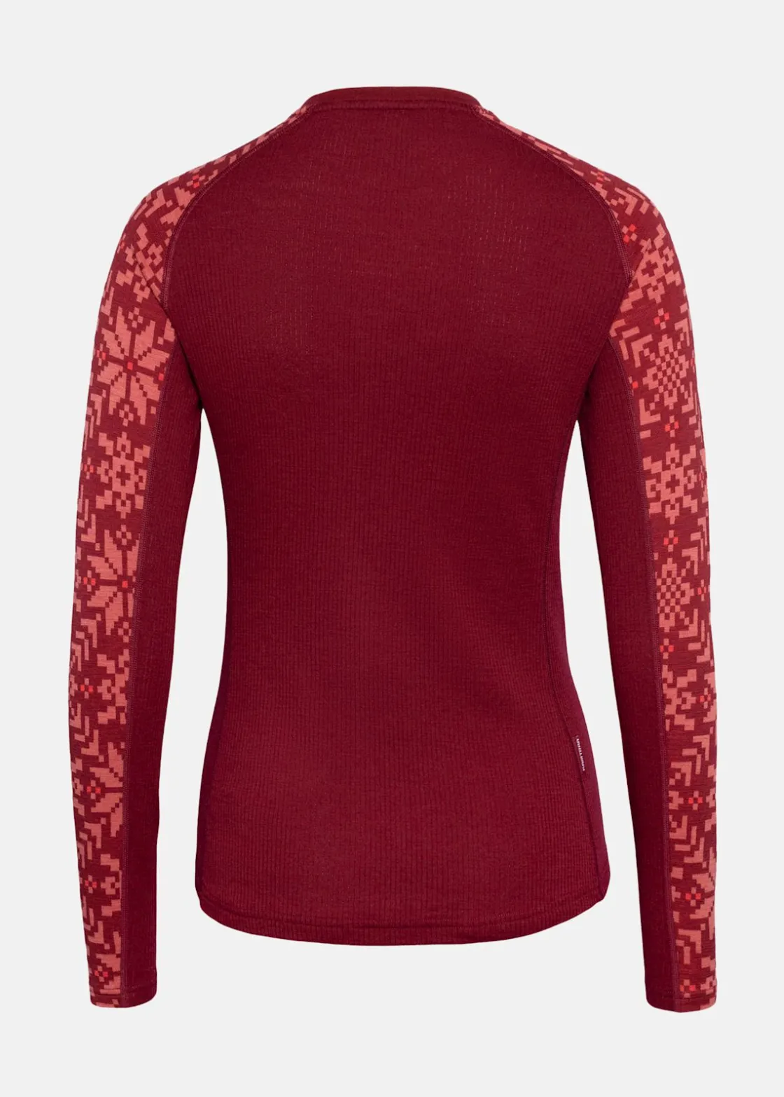 New Kari Traa EDITH LONG SLEEVE BURGUNDY RED