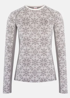 Hot Kari Traa EDITH LONG SLEEVE LIGHT WARM GREY