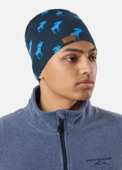 Hot Swedemount Elk Beanie Navy/Blue