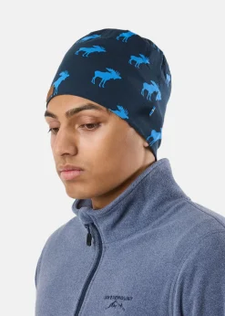 Hot Swedemount Elk Beanie Navy/Blue