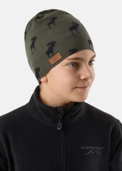 Clearance Swedemount Elk Beanie JR Olive/Black