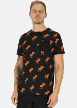 Online Swedemount Elk Tee Black/Orange