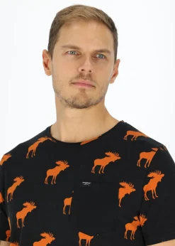 Online Swedemount Elk Tee Black/Orange