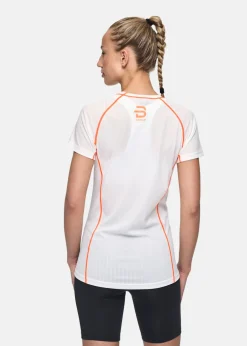 Online Dählie Endurance Tech T-shirt Wmn Shocking Orange