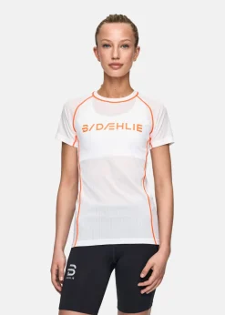 Online Dählie Endurance Tech T-shirt Wmn Shocking Orange