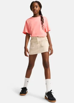 Hot Puma ESS Boxy Tee G Pink Fruit