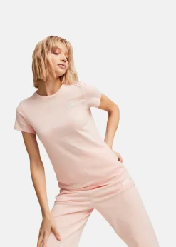 Best Puma ESS+ Embroidery Tee Rose Dust