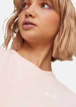 Best Puma ESS+ Embroidery Tee Rose Dust