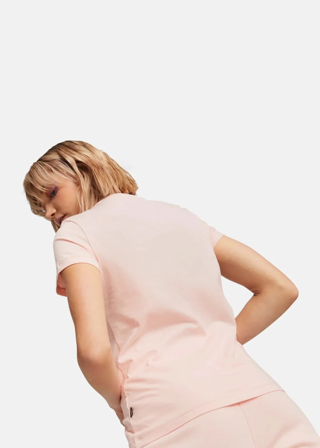 Best Puma ESS+ Embroidery Tee Rose Dust