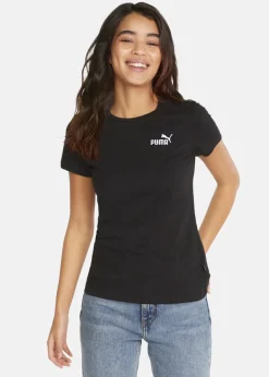 Discount Puma ESS+ Embroidery Tee Puma Black