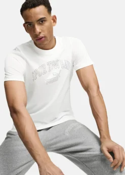 Hot Puma ESS+ LOGO LAB Gradient Tee PUMA White