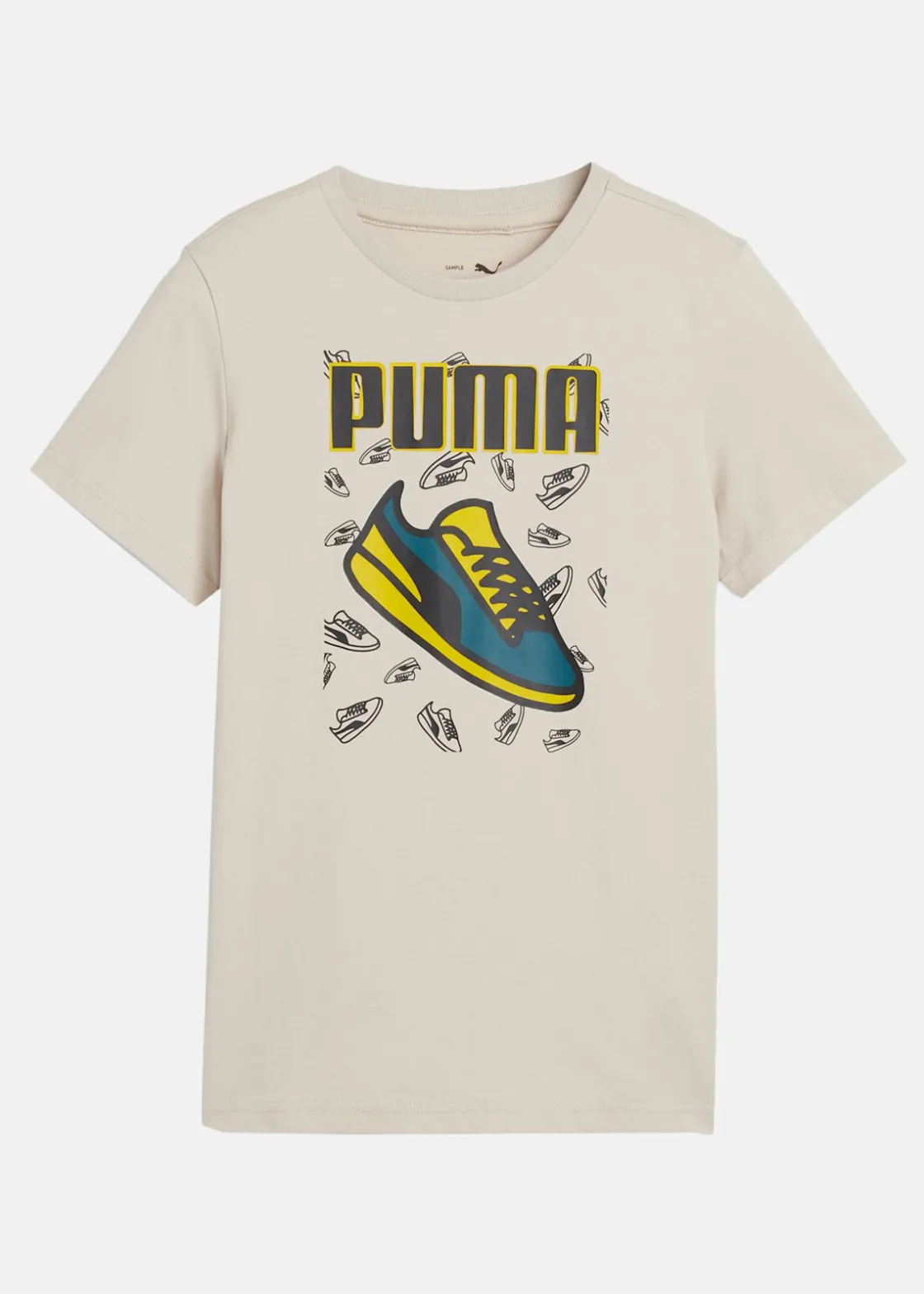 Discount Puma ESS+ LOGO LAB Graphic Tee III Desert Dust