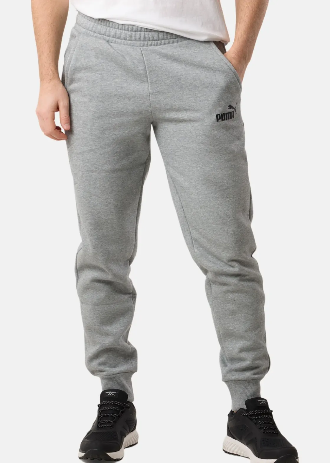 Hot Puma ESS Logo Pants FL cl Medium Gray Heather