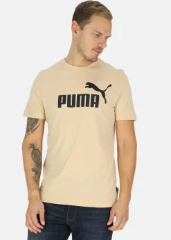 Clearance Puma ESS Logo Tee (s) Light Sand