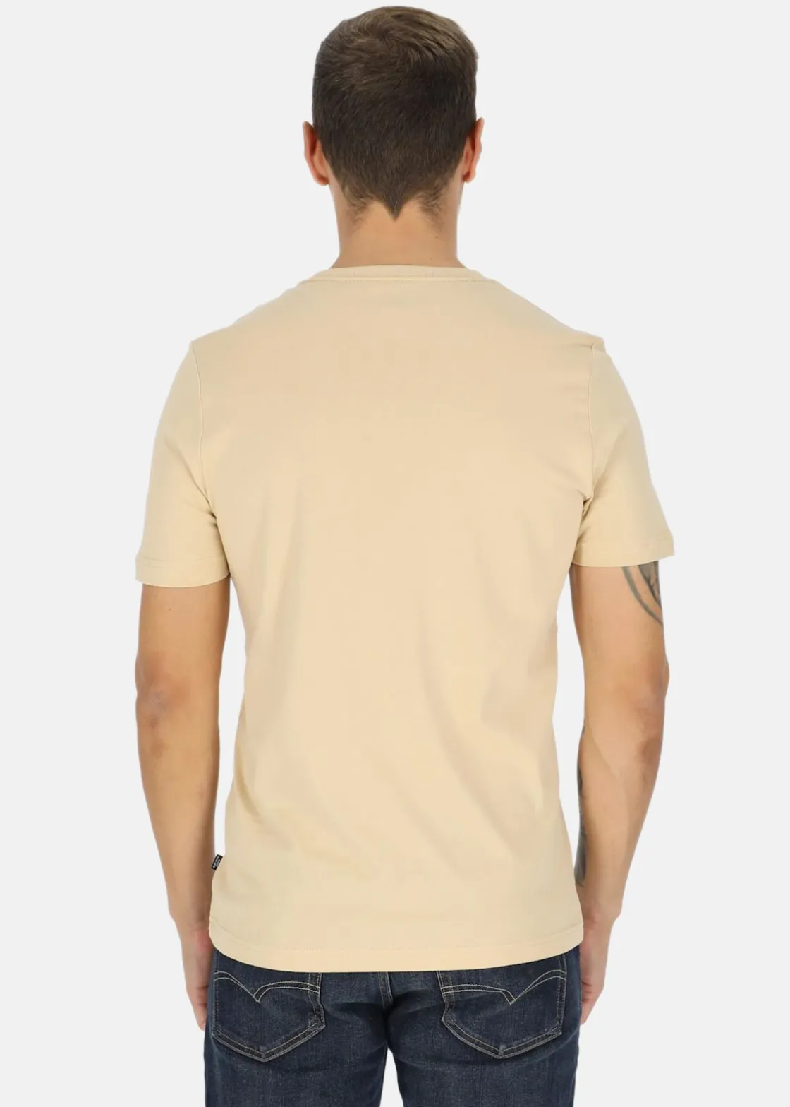 Clearance Puma ESS Logo Tee (s) Light Sand