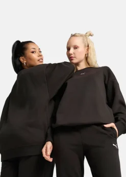 Hot Puma ESS Oversized Crew FL PUMA Black