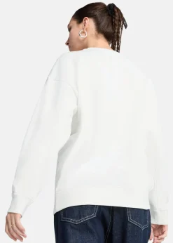 Discount Puma ESS Oversized Crew FL PUMA White