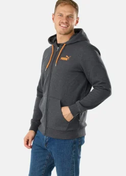 Best Puma ESS Rebel FZ Hoodie FL Dark Gray Heather