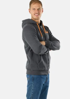 Best Puma ESS Rebel FZ Hoodie FL Dark Gray Heather