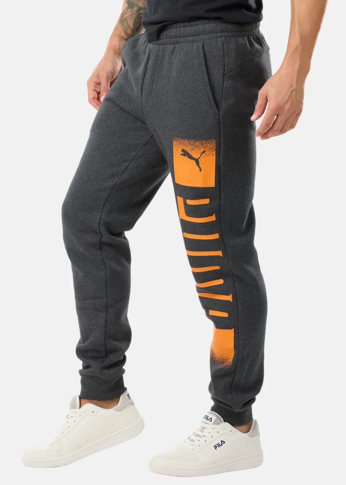 Sale Puma ESS Rebel Pants FL Dark Gray Heather