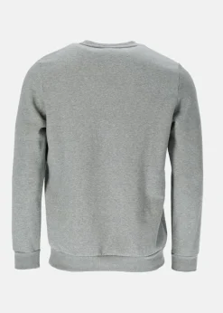 Online Puma ESS Small Logo Crew FL Medium Gray Heather-Cat