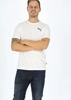 Online Puma ESS Small Logo Tee Puma White-Puma White-Cat