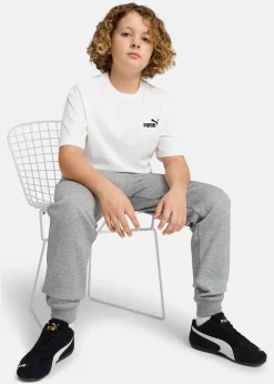 New Puma ESS Small No. 1 Logo Relaxed T PUMA White